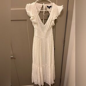 Lulu’s white cotton dress- like new!